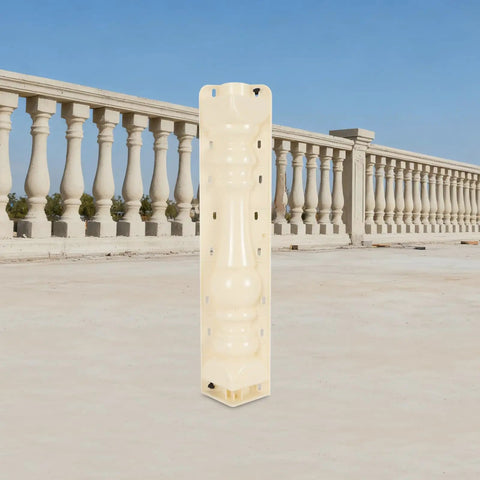 2-Piece Roman Column Balustrade Mold For DIY Garden And Patio Pillars And Decorative Railings Reusable Plastic Casting Form