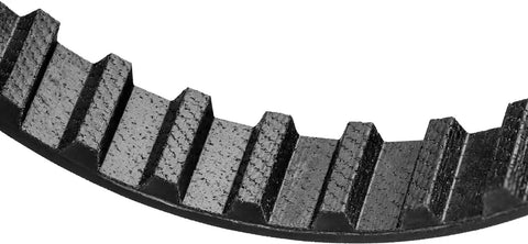 Close-up of Top Notch Replacement Disc Sander Drive Belt For Shop Tools And Drill Presses showing rubber teeth design for grip.
