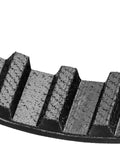 Heavy Duty Jointer Planer Drive Belt Replacement Featuring Premium Toothed Rubber close-up showing durable rubber texture and toothed design.