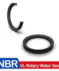 Badass VL Type Rotary Shaft Water Seal Delivering Legit Leak Free Performance For Industrial Pump And Motor Applications Crafted From Premium Nbr Rubber, black NBR ring.