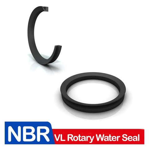Badass VL Type Rotary Shaft Water Seal Delivering Legit Leak Free Performance For Industrial Pump And Motor Applications Crafted From Premium Nbr Rubber, black NBR ring.