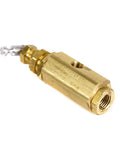 Brass Unloader Pilot Valve for Air Compressors One Quarter Inch Female Thread FPT 140 To 175 PSI Control Valve