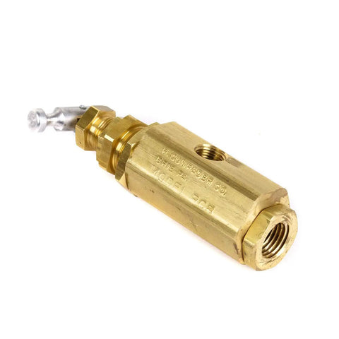 Brass Unloader Pilot Valve for Air Compressors One Quarter Inch Female Thread FPT 140 To 175 PSI Control Valve
