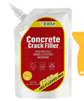 Heavy Duty Concrete Crack Filler And Dense Mineral Weed Barrier Joint Sealer For Patios And Pavers That Hella Stops Roots From Claiming Your Flagstone Walkways While Locking Down Sand in a 17.63 oz pouch with applicator.