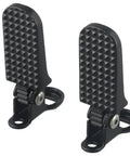 Stylish Foldable E-Bike Rear Footrests In Heavy Duty Aluminum Alloy Black For Passenger Comfort And Stability On Any Commute Or Road Trip Adventure, black pair