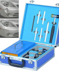 Powerful 1380W Paintless Dent Repair Kit For Cars And Trucks Fast No Damage Dents Removal Tool Set in blue carrying case