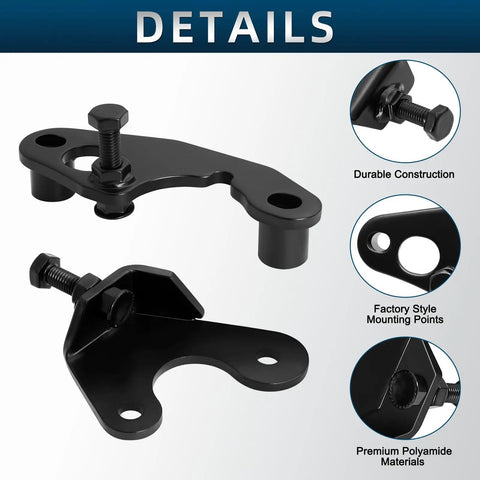 Heavy Duty Exhaust Manifold Bolt Repair Kit For Chevrolet Silverado GMC Sierra Yukon Escalade detailed components view with durable polyamide materials.