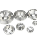 Stainless Steel Heavy Duty Adjustable Foot With Swivel Base For Lathe Legs Glide, Rust Resistant Screw In Leg Stopper parts