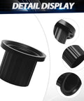 Replacement M167267 Bushing For John Deere Lawn Mowers Z235 Z255 Z335E Z355E Z335M Z345M Z345R Eight Piece Yoke Bushing Set Made From Waterproof Plastic And Rustproof Durable Fit For Deere Z Series Mowers black plastic bushing close-up