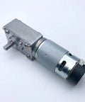 High Torque MAX 95W Turbine Worm Gear DC Motor For Durable Power 12V Or 24V with metal casing, suitable for automation and robotics.