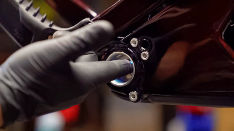 Applying Bike Assembly Grease That Keeps Your Ride Quiet And Smooth, Long-Lasting Lubrication, 100g, to bicycle bottom bracket