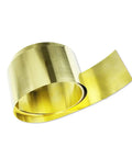 Brass Shim Foil Sheet 0.01mm To 1mm Thick For Metalworking shown coiled, machinable and heat resistant material.