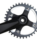 165Mm MTB 1X Crankset With 32T Narrow Wide Chainring 104BCD Square Taper Aluminum Arm Set for mountain bikes, close-up view