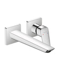 Ultra Sleek Dope 1 Handle Wall Mounted Bathroom Faucet For Vanity Sinks 2 Hole Setup Chrome Finish That Stays Shiny