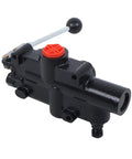 2750 PSI Hydraulic Log Splitter Directional Control Valve With Auto Return Detent Lever And 21 GPM Flow SAE Inlet And Outlet