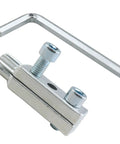Heavy Duty Broken Pipe And Screw Extractor Tool Kit, Pro Grade Stainless Steel with L-shaped wrench, close-up view