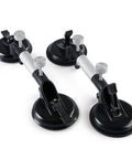 LOZLIN two-piece countertop alignment clamps with black bodies, silver adjustment knobs and vacuum bases