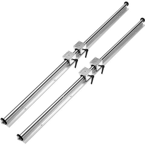 Beefy Linear Rail Kit With 1000mm Rails And Four SBR16UU Slider Blocks, End Stops Included For CNC Routers And 3D Printers