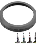 Dirty Tank Bottom Ring Cap Replacement For Bissell ProHeat 2X Revolution Carpet Cleaners Fits 1633782 And 1617702 Upgraded Plastic 1 Pack, gray ring cap