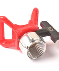 Reversible 517 tip for Heavy Duty Airless Paint Spray Gun With 3600 Psi Max Pressure and anti kink hose feature.