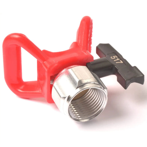 Reversible 517 tip for Heavy Duty Airless Paint Spray Gun With 3600 Psi Max Pressure and anti kink hose feature.