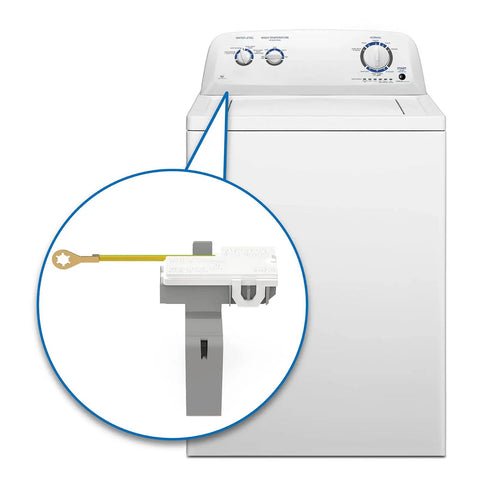 Washer Lid Switch WP8318084 Replacement For Whirlpool Kenmore And Roper Washers installed in a washing machine