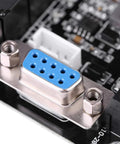 Close-up of Rock Solid 24V DC PLC Control Board with FX1N-14MR relay module, showing connector details and circuit components.