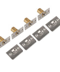Adjustable Solid Brass Door Ball Catch Set For Cabinets And Closets 4 Piece Durable Hardware Kit With Rust Resistant Stainless Finish