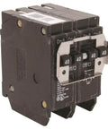 Quadruple 2 Pole 40 Amp Breaker For BR Load Centers With Independent Trip 10 kAIC Rating 4-Pole Quad Configuration side view