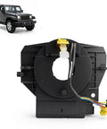 Premium Transfer Case Rear Output Shaft Seal For 2007 2018 Jeep Wrangler JK, black seal with wiring, designed for heavy duty use.