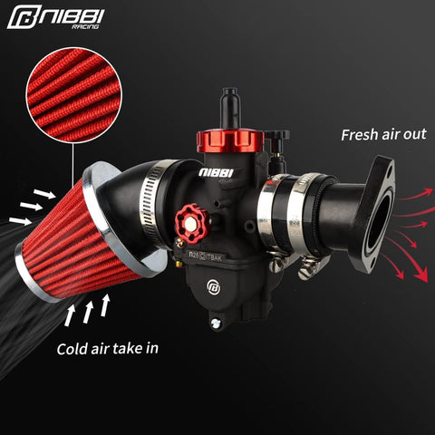 48mm Motorcycle Air Filter Beefed Up High Performance For Dirt Bike Pit Bike Motocross GY6 ATV SSR TTR AJS Cone Style