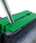 Soft Vise Jaw Pad For Metal And Wood Bench Vise Magnetic Protective Strip With Multi Groove Design holding metal rod