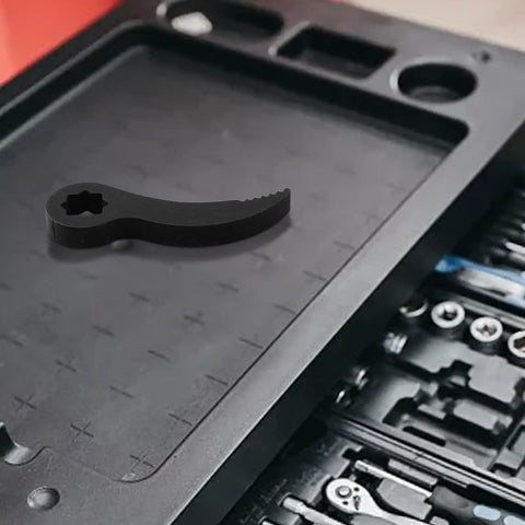 Pry Bar Wrench Adaptor Head For Half Inch Drive Crowbar Adapter Open End Wrench Pro Grade Hardened Steel on toolkit tray