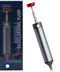 Heavy Duty Desoldering Pump With Strong Suction For PCB Repairs, DIY Friendly Manual Vacuum Solder Sucker, 50mm Silicone Nozzle