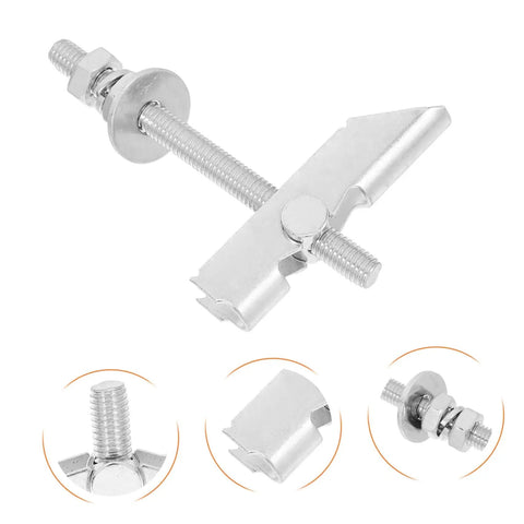 Heavy Duty Toggle Bolts For Drywall With Wing Nuts, Metal Hollow Wall Anchors, Aircraft Screw Technology, 12 Pack M8 Mounting Bolts, close-up