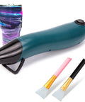 Compact Mini Hot Air Gun For DIY Pros Two Temperature Settings 662F High And 482F Low With Silicone Brush Kit for phone repair
