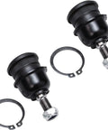Hyundai Accent Front End Suspension Kit With Front Lower Ball Joints Sway Bar Links And Inner Outer Tie Rod Ends Boots Replacement For 2000 2005 Model Years, two ball joints