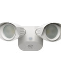 Dual Head Outdoor Led Security Light With 3000K Warm White Weatherproof Wall Mount Energy Star Certified 2KV Surge