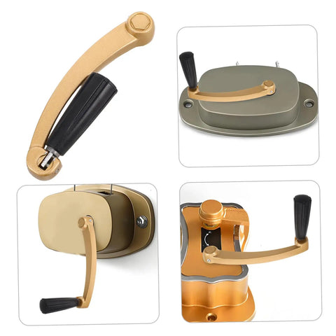 Top Notch Hand Crank Lift Handle For Clothes Drying Rack With Comfy Ergonomic Grip Smooth Spin Adjustment Quick Laundry Pole Swap That Delivers A Hassle Free Hang Every Time