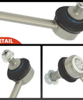 Close-up details of Two Front Sway Bar End Links Replacement Kit For Volvo S60 S80 V70 XC70 XC90 1999 To 2014