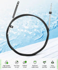 Outboard Throttle And Shift Control Cable Kit 10 Foot 2 Pack Fits Mariner Mercury Mercruiser Force Engines From 1965 To Present