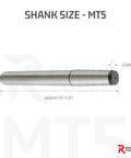 2MT Parallel Lathe Alignment Test Bar With High Precision EN31 Alloy Steel Mandrel For Tailstock Realignment, 1 Micron Accuracy
