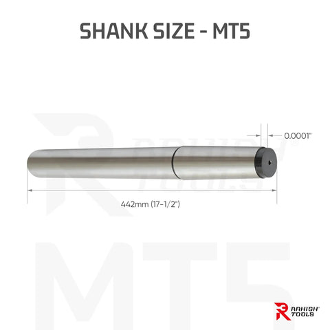 2MT Parallel Lathe Alignment Test Bar With High Precision EN31 Alloy Steel Mandrel For Tailstock Realignment, 1 Micron Accuracy