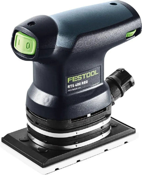 Finish Orbital Sander RTS 400 REQ Plus with 250W Motor MMC Electronics Ergonomic Rubberized Grip Rugged Power Switch