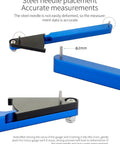 Durable Aluminum Bicycle Chain Wear Indicator Gauge with precise steel needle placement for accurate measurements
