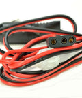 Beefy 6-Foot Heavy Duty Cigarette Lighter Power Cord With 3-Pin Socket For CB Ham Radios, 16 Gauge Wire, Features Red Strain Relief