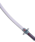 Close-up of a single plastic katana from the Six Piece Ninja Toy Sword Set For Kids With Safe Plastic Blades, Kid-Friendly Dress Up Kit
