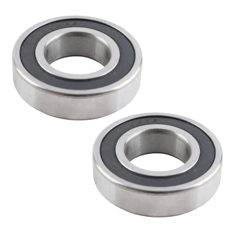 Heavy Duty 6206RS Deep Groove Ball Bearings With Double Rubber Sealed Ends For Industrial Machinery Use Plus Lube Protects Dirt Buildup And Lasts Long Time Great Value Set Of 2 Made From Hardened Steel Perfect For Your Tough Jobs - steel ball bearings with rubber seals.