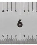 5R Graduation Steel Rule With Satin Chrome Finish One Inch Wide And Three Sixty Fourth Inch Thick High Visibility Readings In One Thirty Second One Sixty Fourth One Tenth And One Hundredth Inch For Precise Woodworking And Metalworking, satin chrome steel ruler
