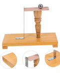 Inertia Demonstrator Hands On Pendulum Tool For Physics Classrooms And Learning Demos Aids, wooden base, steel pendulum